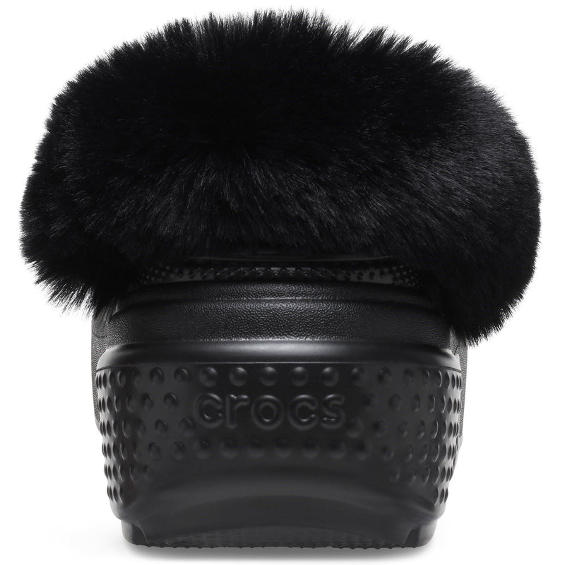 Crocs Stomp Lined Les sabots noirs pour femmes Eva.