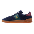 Ralph Lauren Heritage Area Baskets Bleu En Daim Pour Hommes