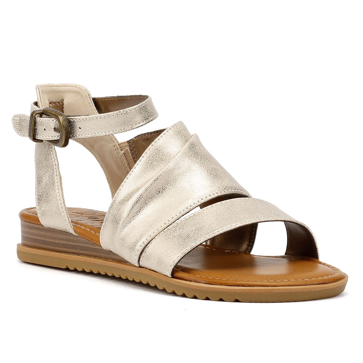 Blowfish Malibu Balana Sandales Dorées Pour Femmes