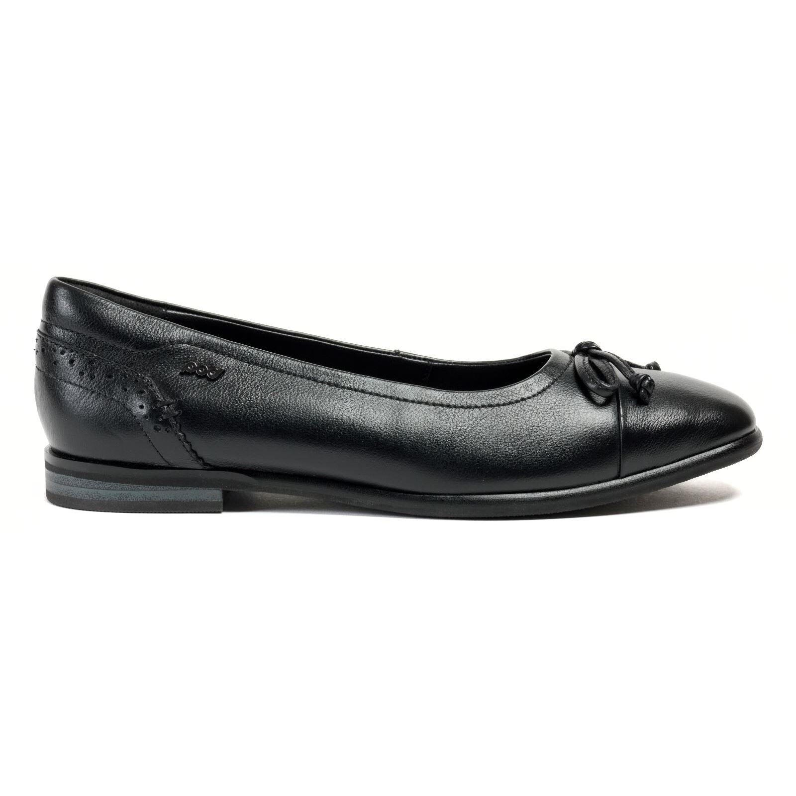 Pod Priya Flats En Cuir Pour Femmes Noir