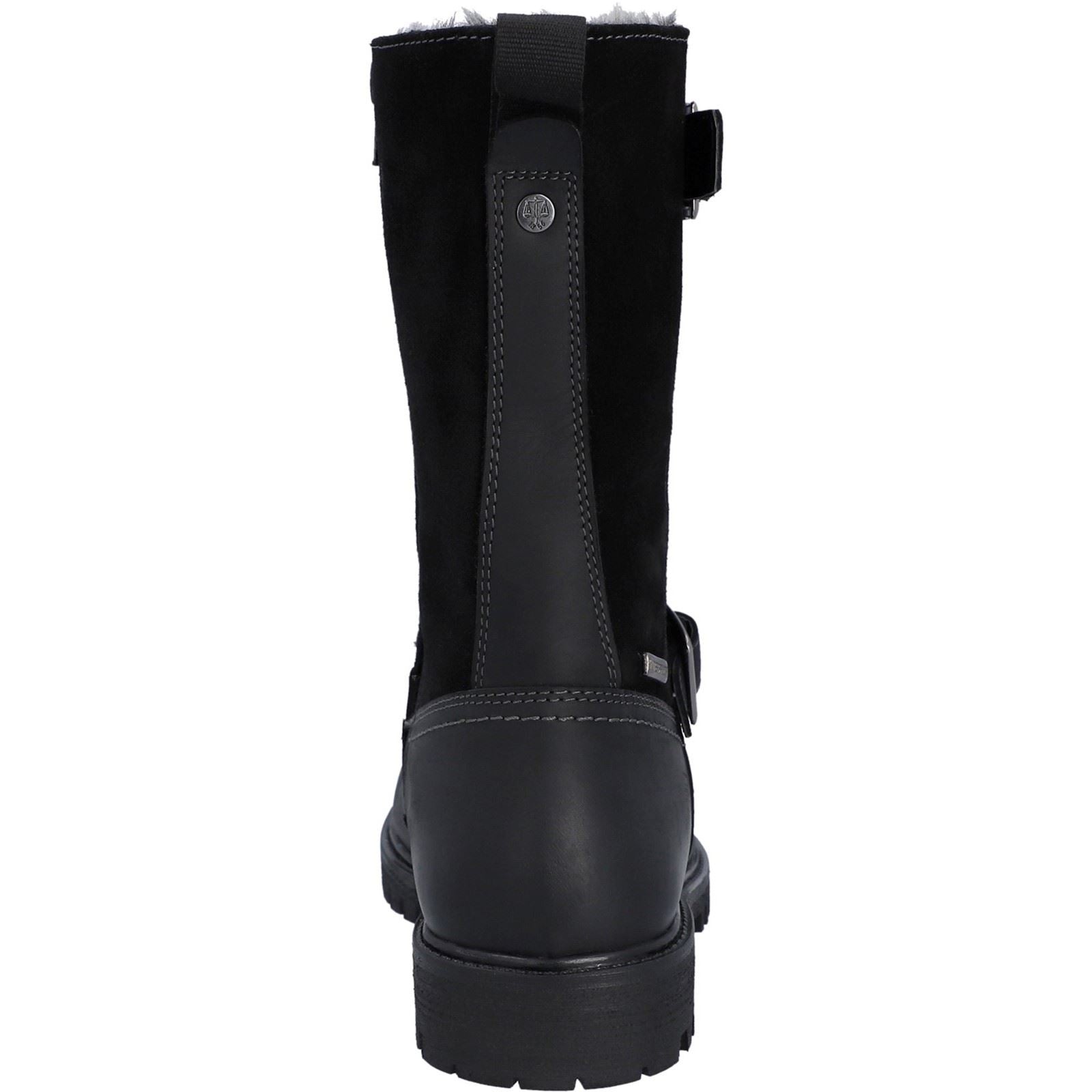 Hunter Ness Bottes Noires En Cuir Pour Femmes