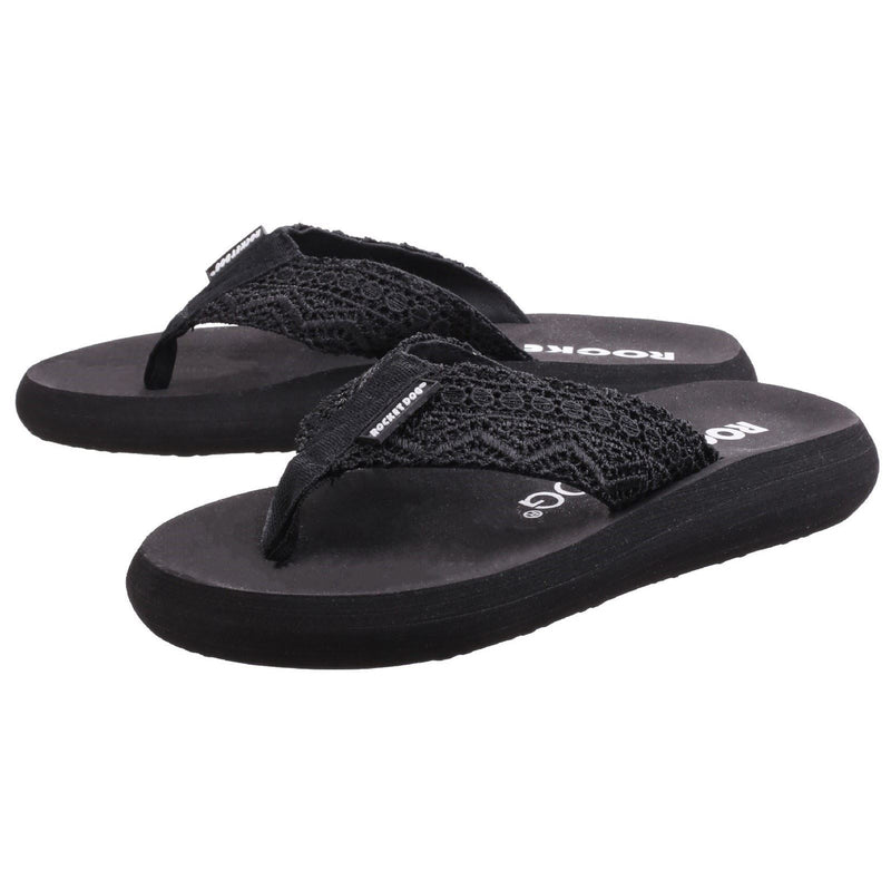Rocket Dog Spotlight Lima Sandales En Tissu Pour Femmes En Noir