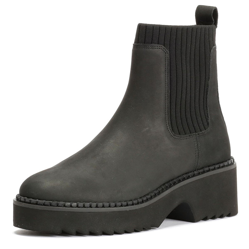 TOMS Millie Bottes Noires En Nubuck Pour Femmes