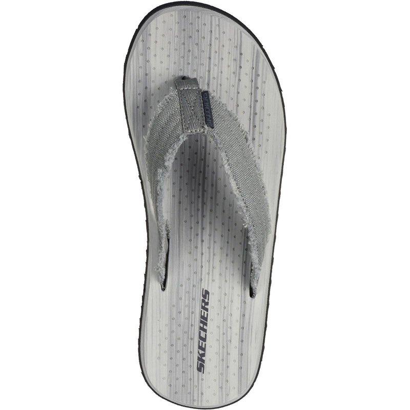 Skechers Tantric Fritz Sandales Pour Hommes En Textile Gris