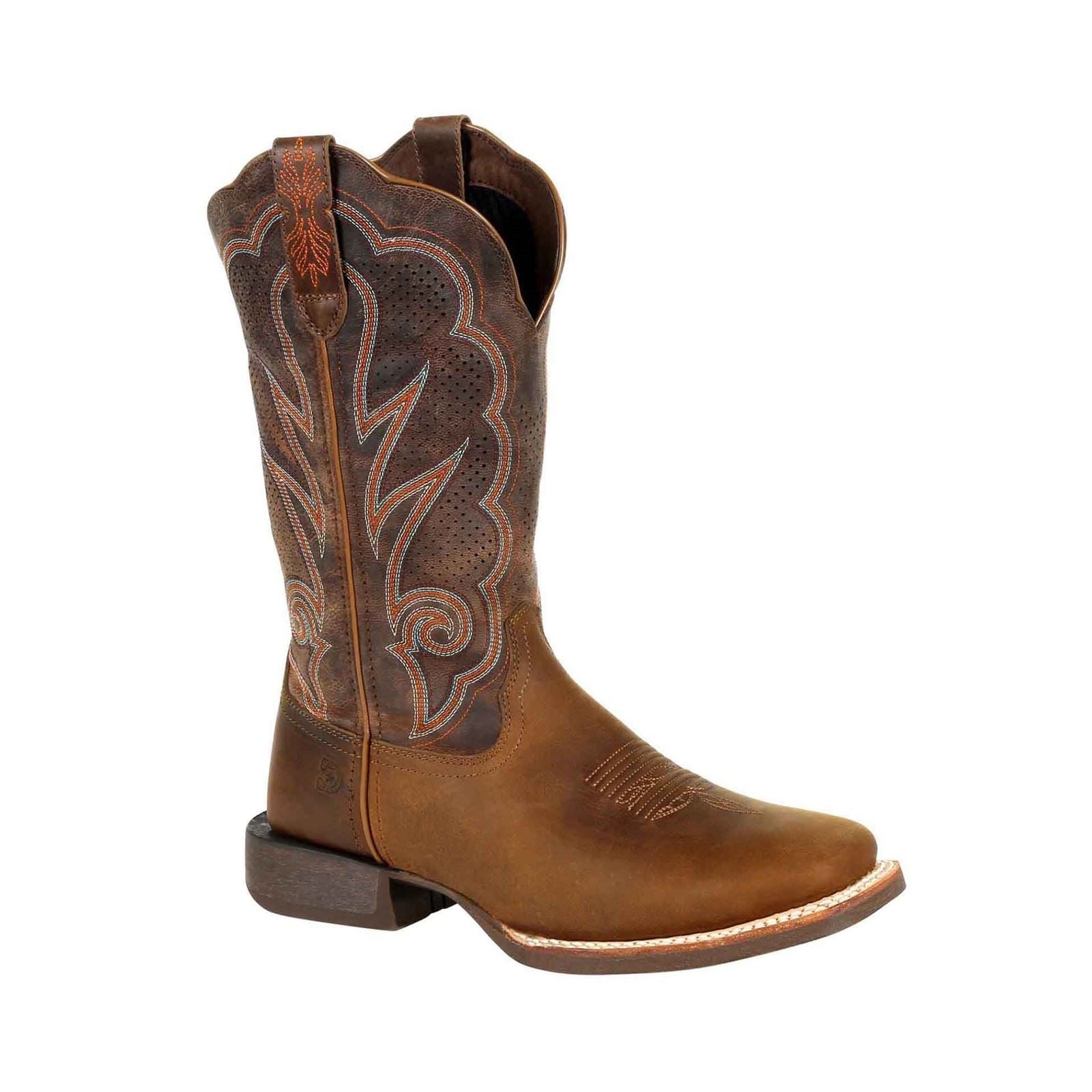 Durango Rebel Pro Bottes En Cuir Vieilli Cognac Pour Femme