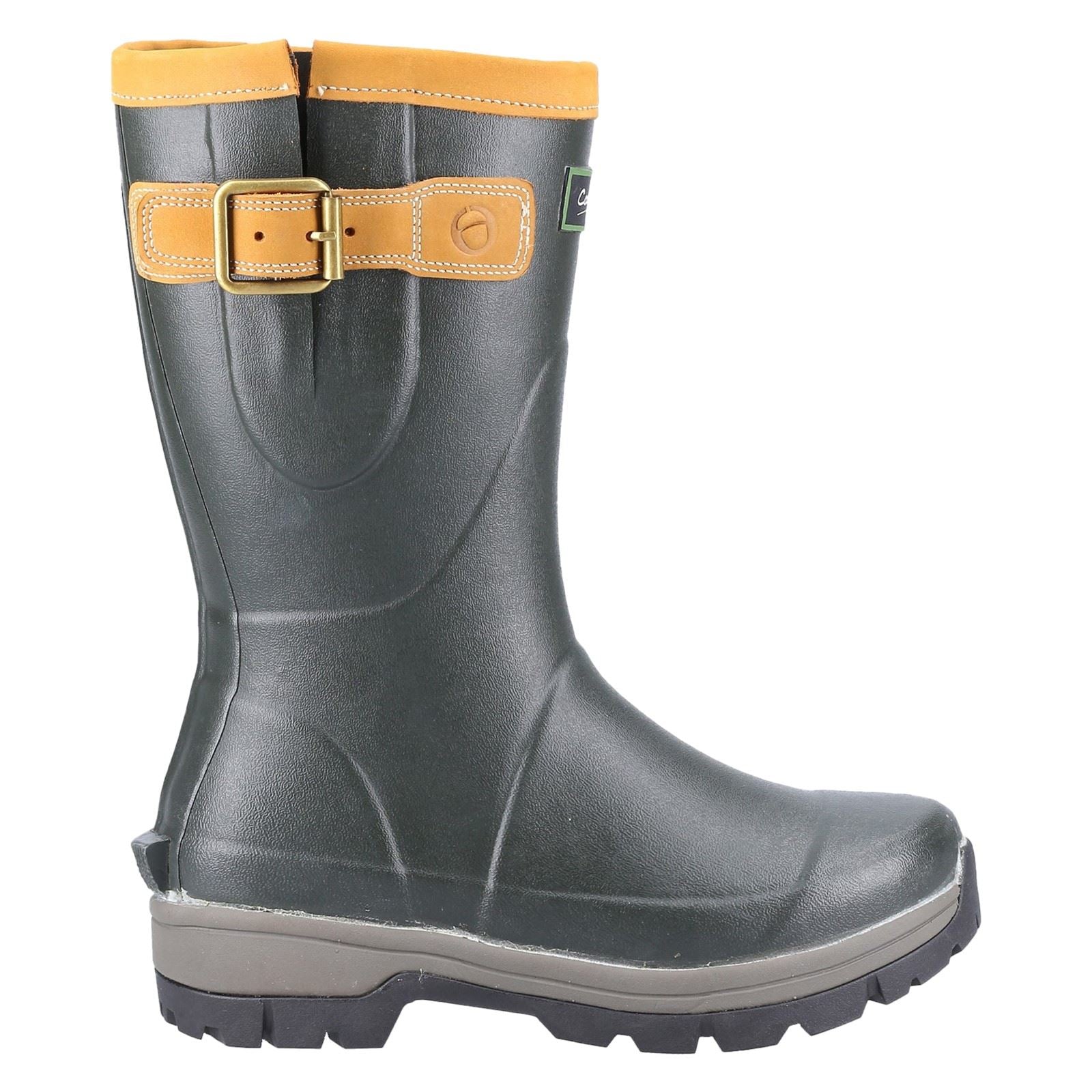 Cotswold Stratus Short Bottes En Caoutchouc Pour Femmes Vertes