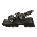Buffalo Jupiter Ari West Sandales Noires Pour Femmes