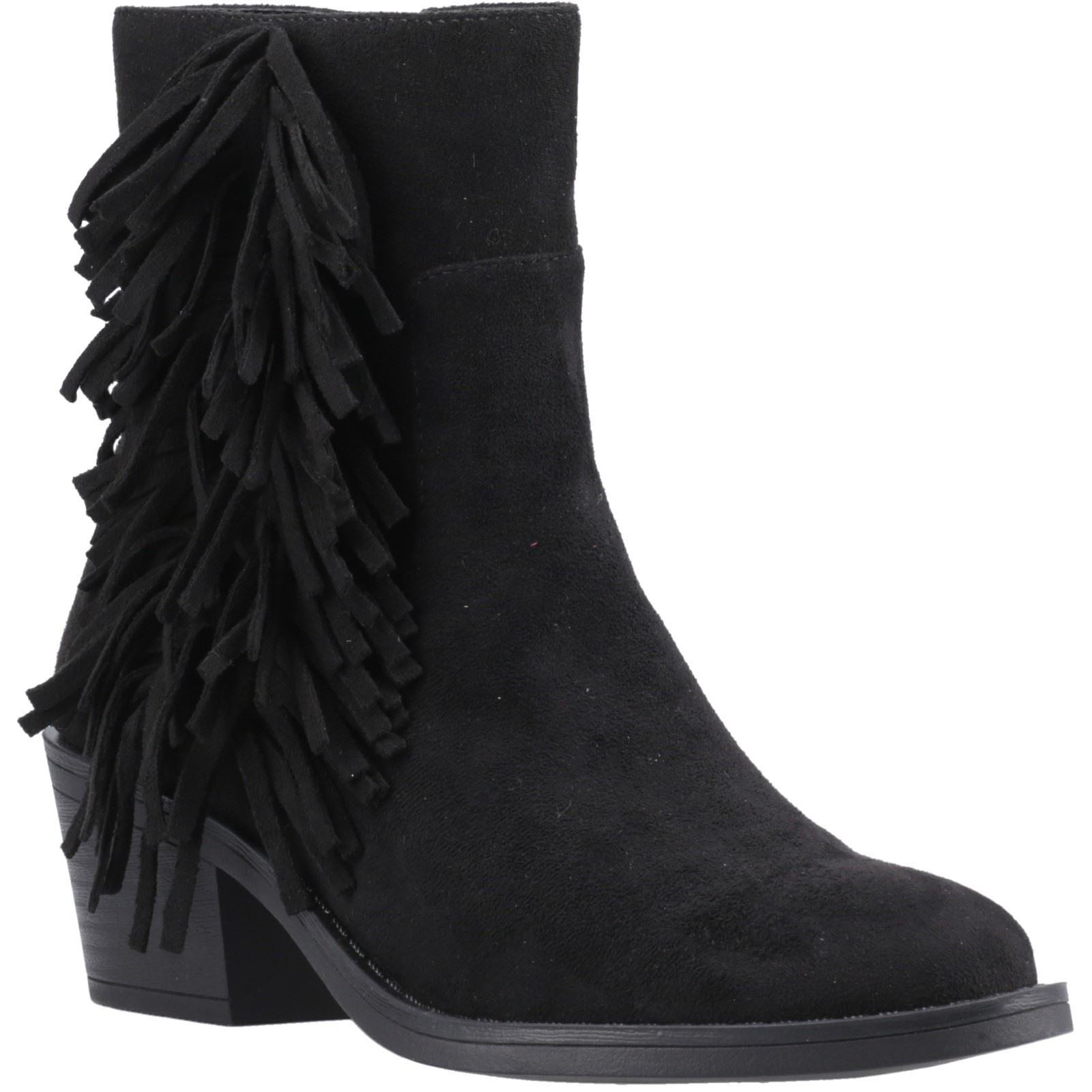 Rocket Dog Yankee Bottines À Talons Noires Pour Femme En Suédine.