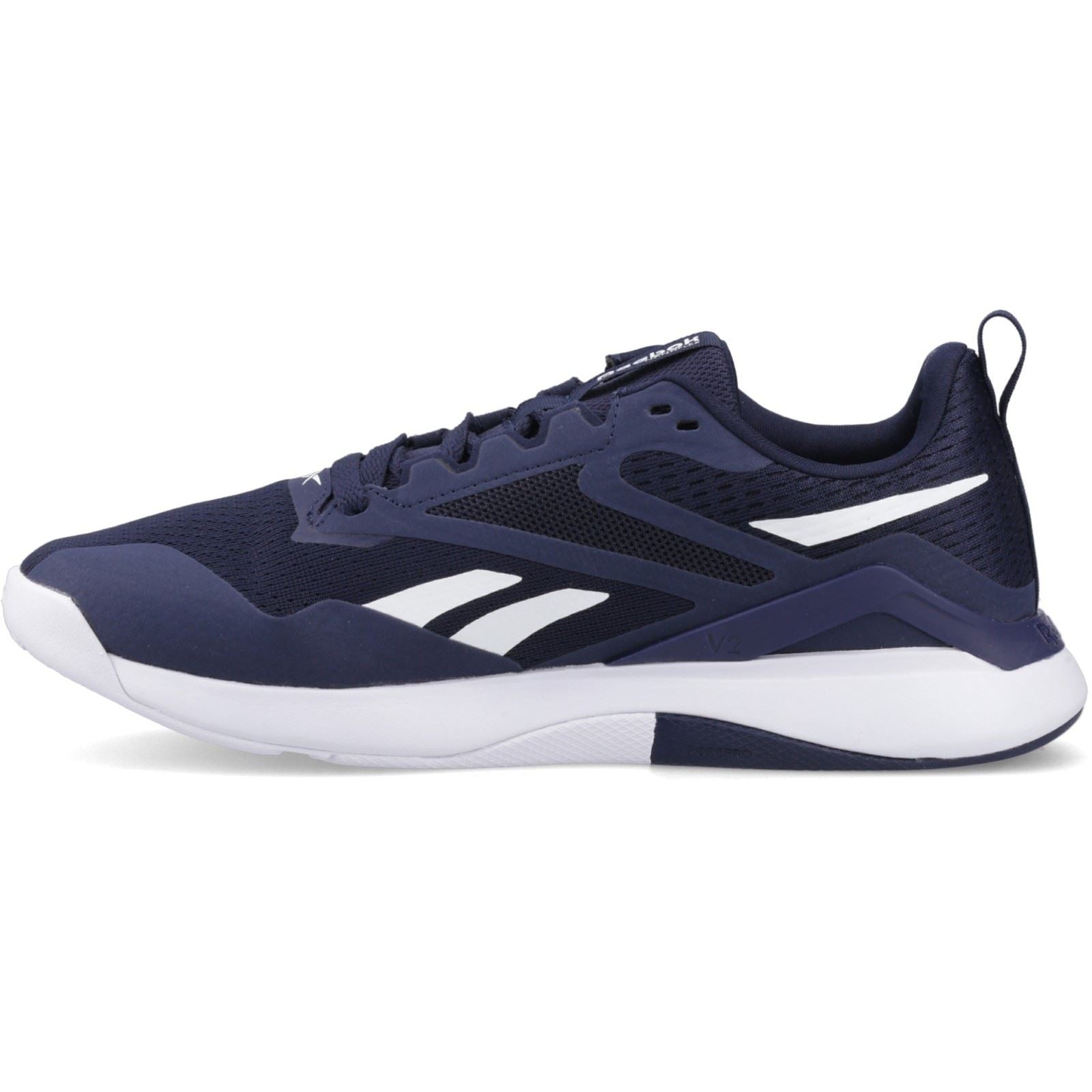 Reebok Nanoflex TR 2 Baskets Vector En Textile Pour Homme Marine/Blanc/Noir