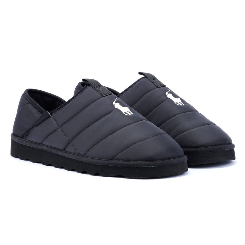 Ralph Lauren Everrett Chaussons Noirs Pour Hommes