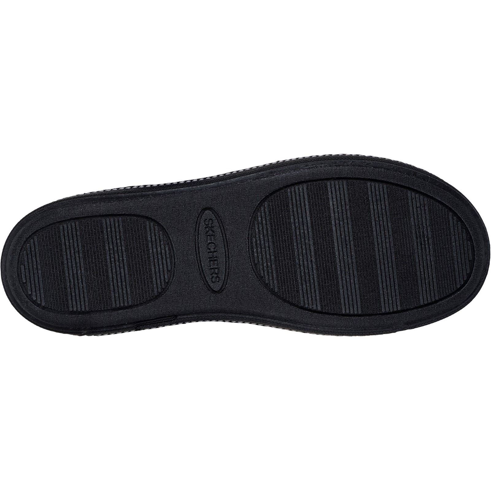 Skechers Cozy Campfire French Toast 2 Chaussons Noirs En Textile Pour Femme