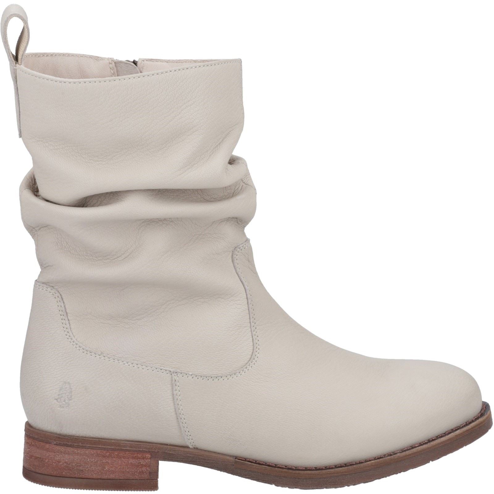 Hush Puppies Emilia Bottes En Cuir Nude Pour Femme