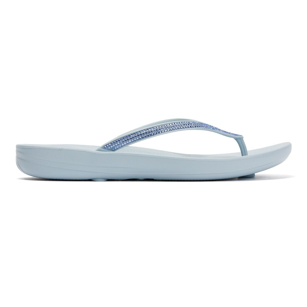 FitFlop Iqushion Sparkle Tongs Bleues Pour Femmes