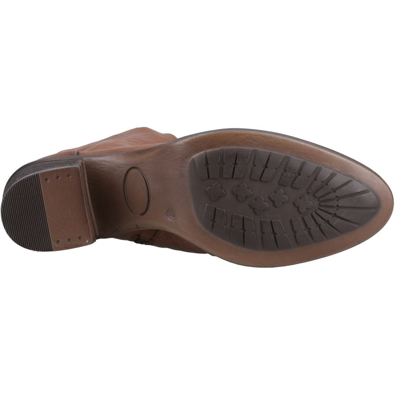 Hush Puppies Winona Bottes En Cuir Pour Femme Couleur Marron Clair