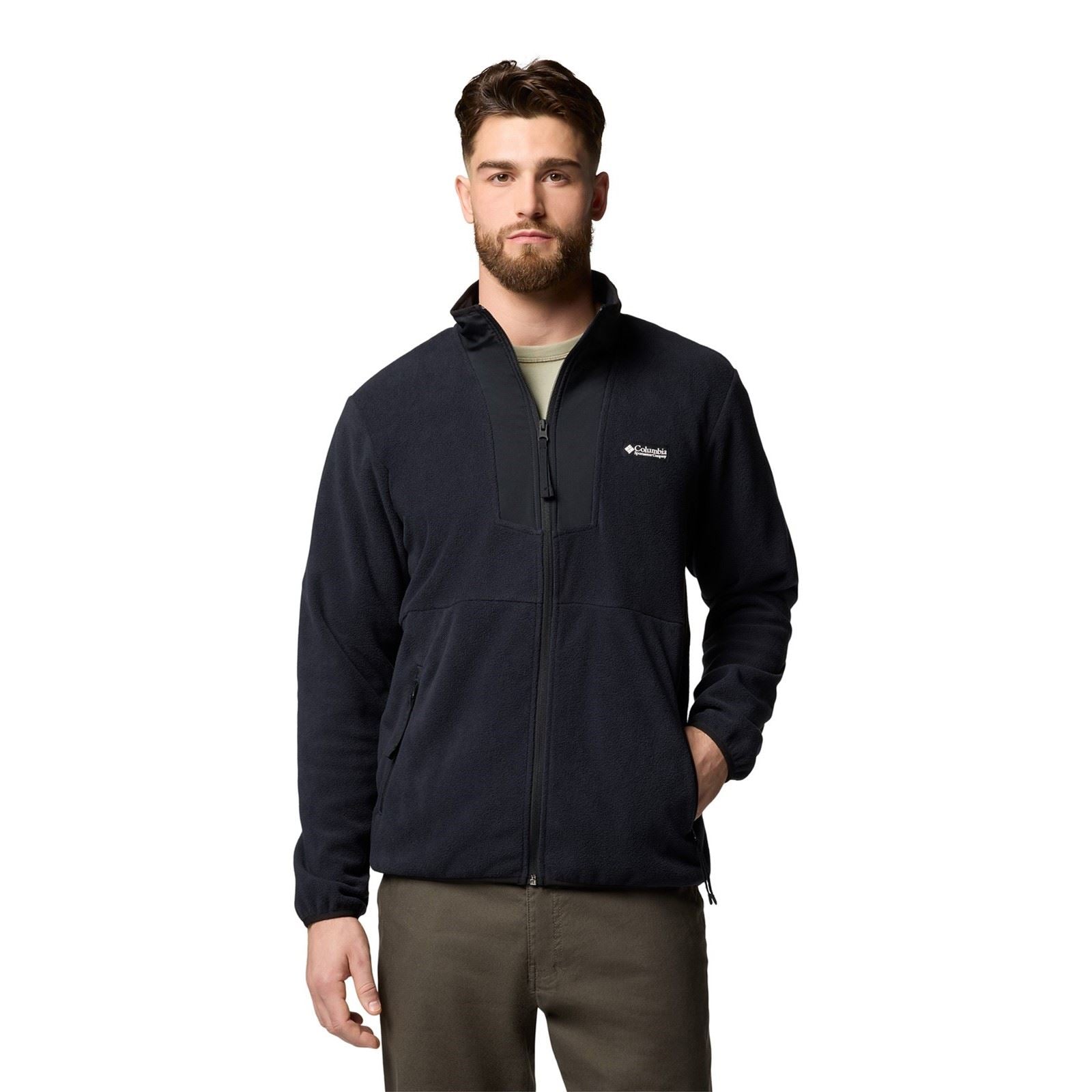Columbia Sequoia Grove Full Zip Veste En Polaire Noire Pour Homme