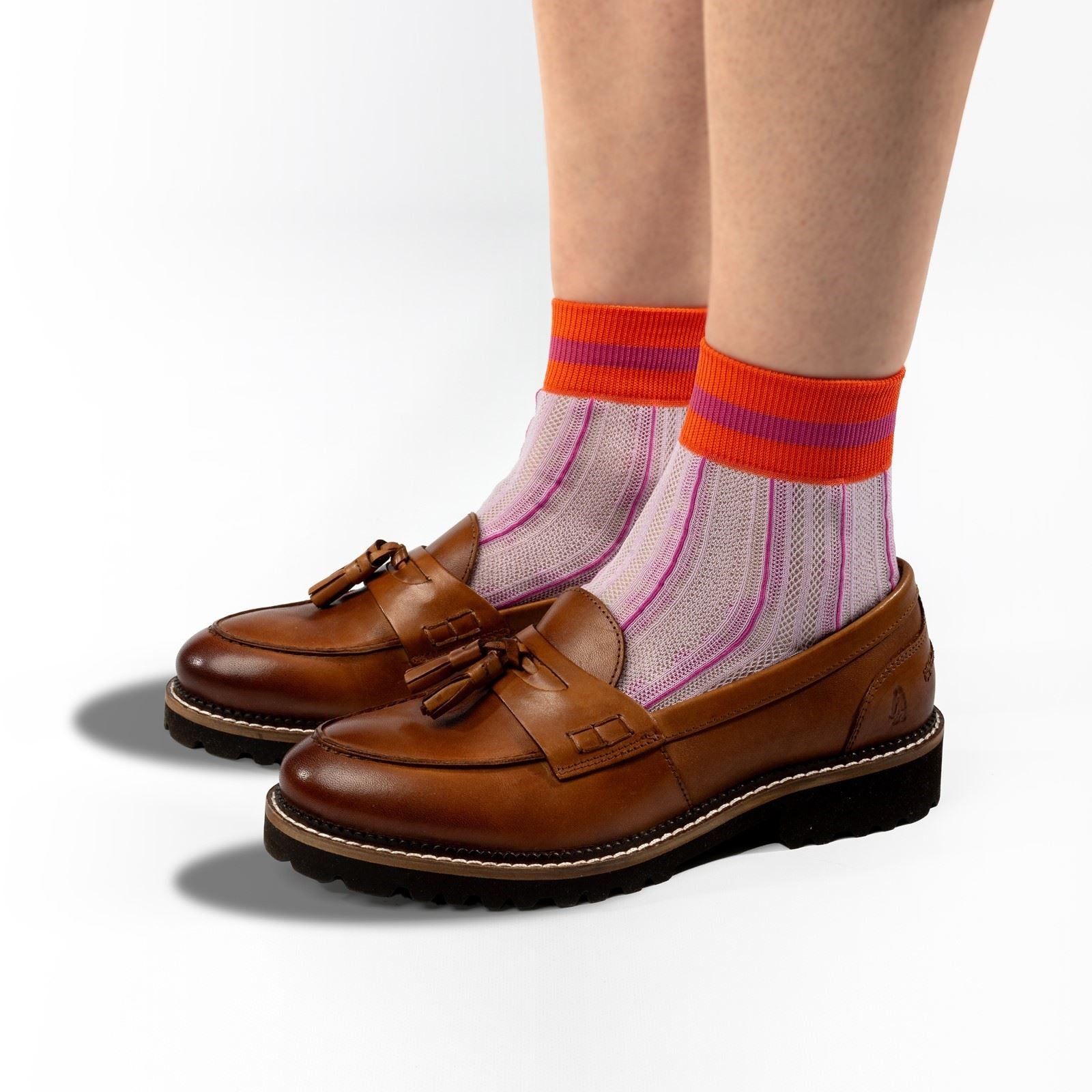Hush Puppies Ginny Mocassins Pour Femmes En Daim Couleur Fauve
