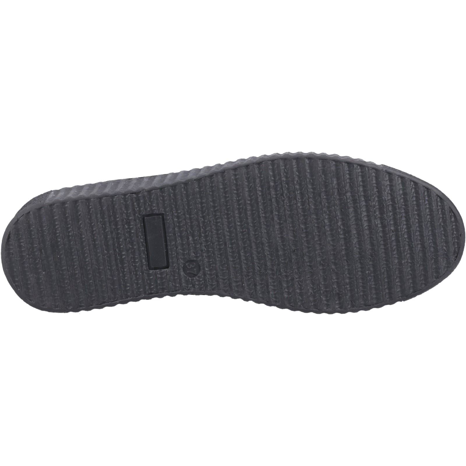 Hush Puppies Tamara Femmes Suédoises Mocassins Noirs