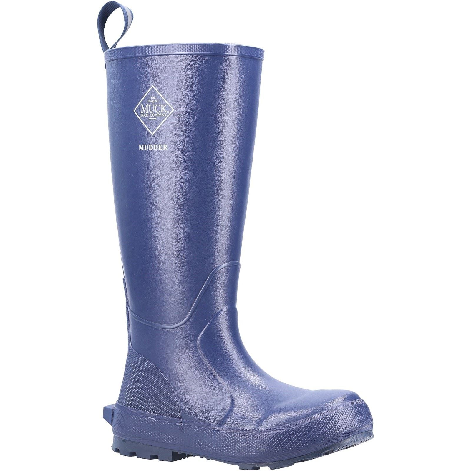 Muck Boots Mudder Tall Bottes En Caoutchouc Bleu Marine