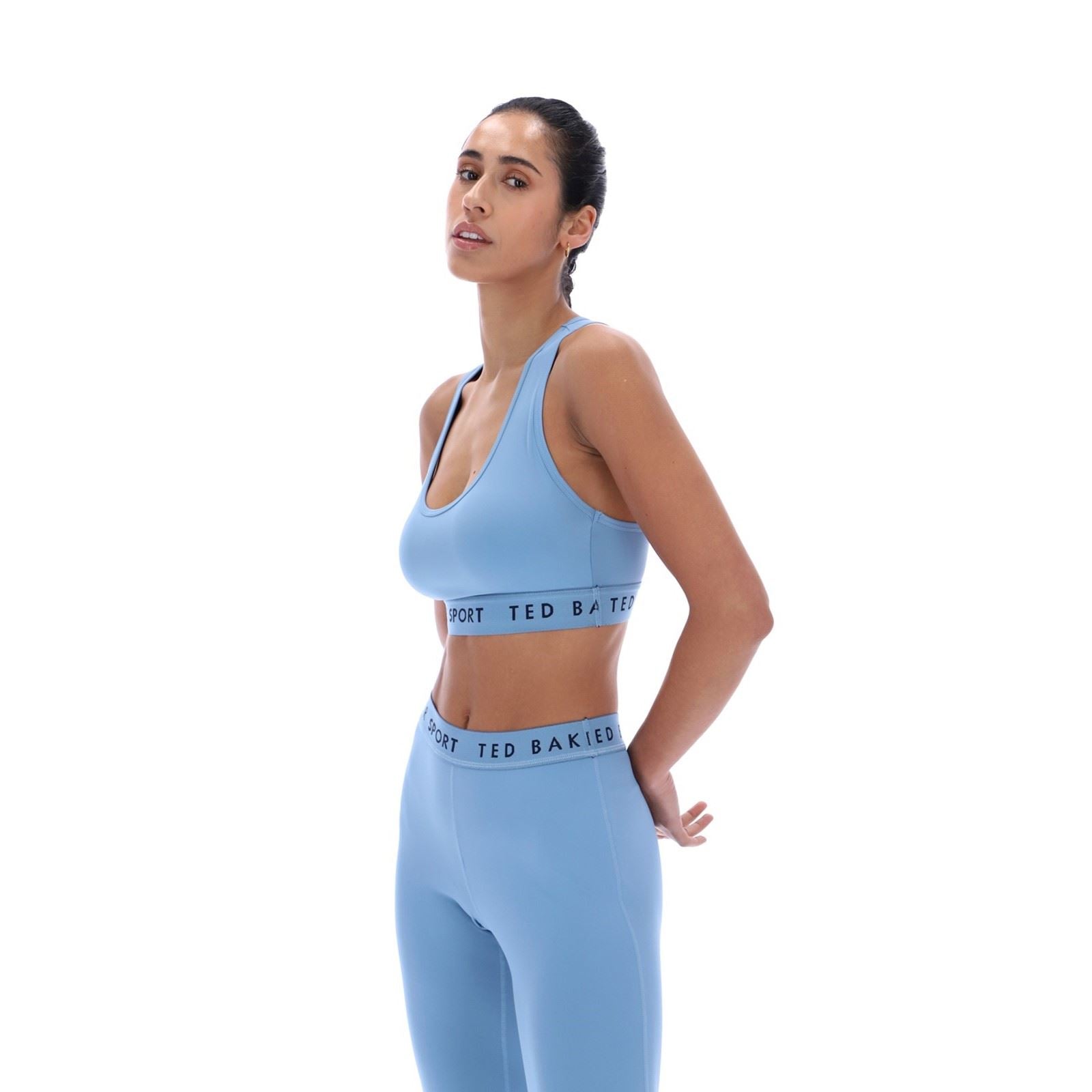 Ted Baker DIANA TBWSBA2525 Soutien Gorge De Sport Bleu En Polyester Pour Femmes