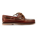 Timberland Classic 2 Eye Chaussures En Cuir Marron À Lacets Pour Homme