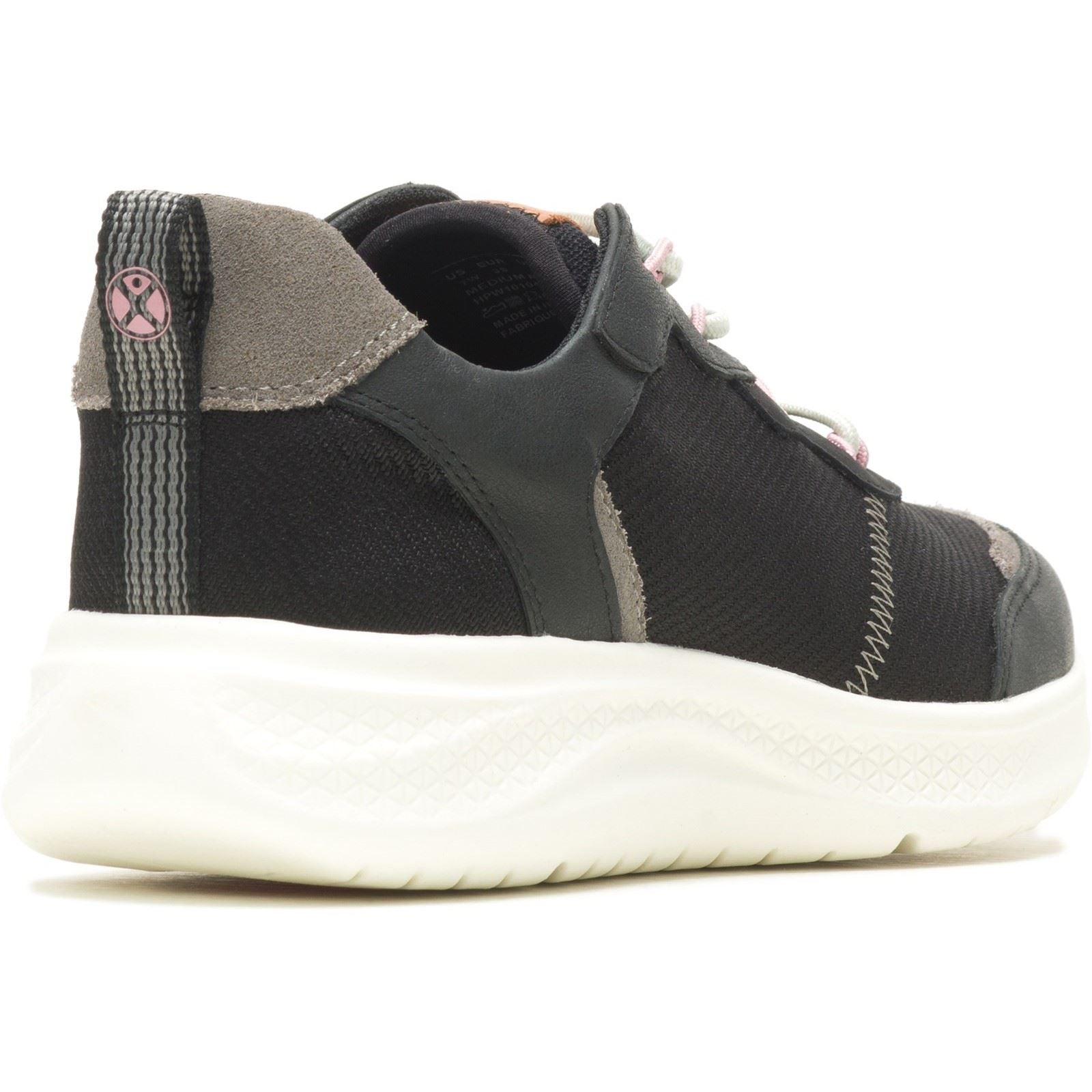 Hush Puppies Elevate Bungee Baskets Noires Pour Femme En Cuir