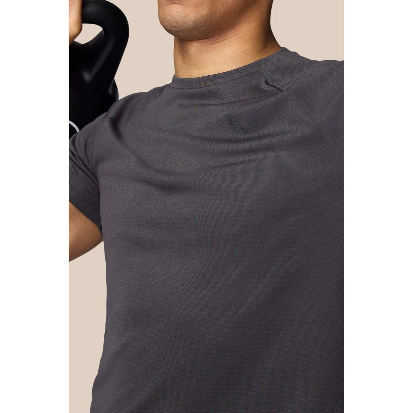 Castore Adapt Training T-Shirt T-Shirts De Sport Actifs Pour Hommes En Polyester Noir