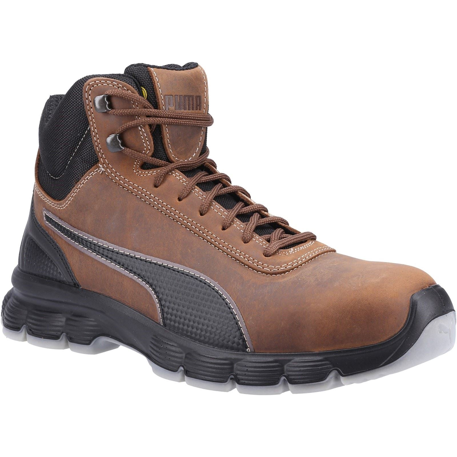 Puma Safety  Bottes De Sécurité Condor Mid Nubuck Marron