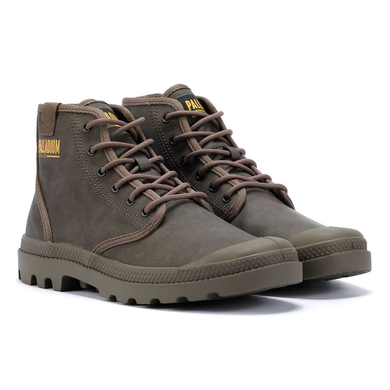 Palladium Pampa Hi Wax Bottes En Toile Marron