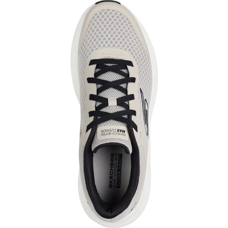 Skechers Performance Max Cushioning Endeavour Baskets Pour Hommes En Taupe/Noir