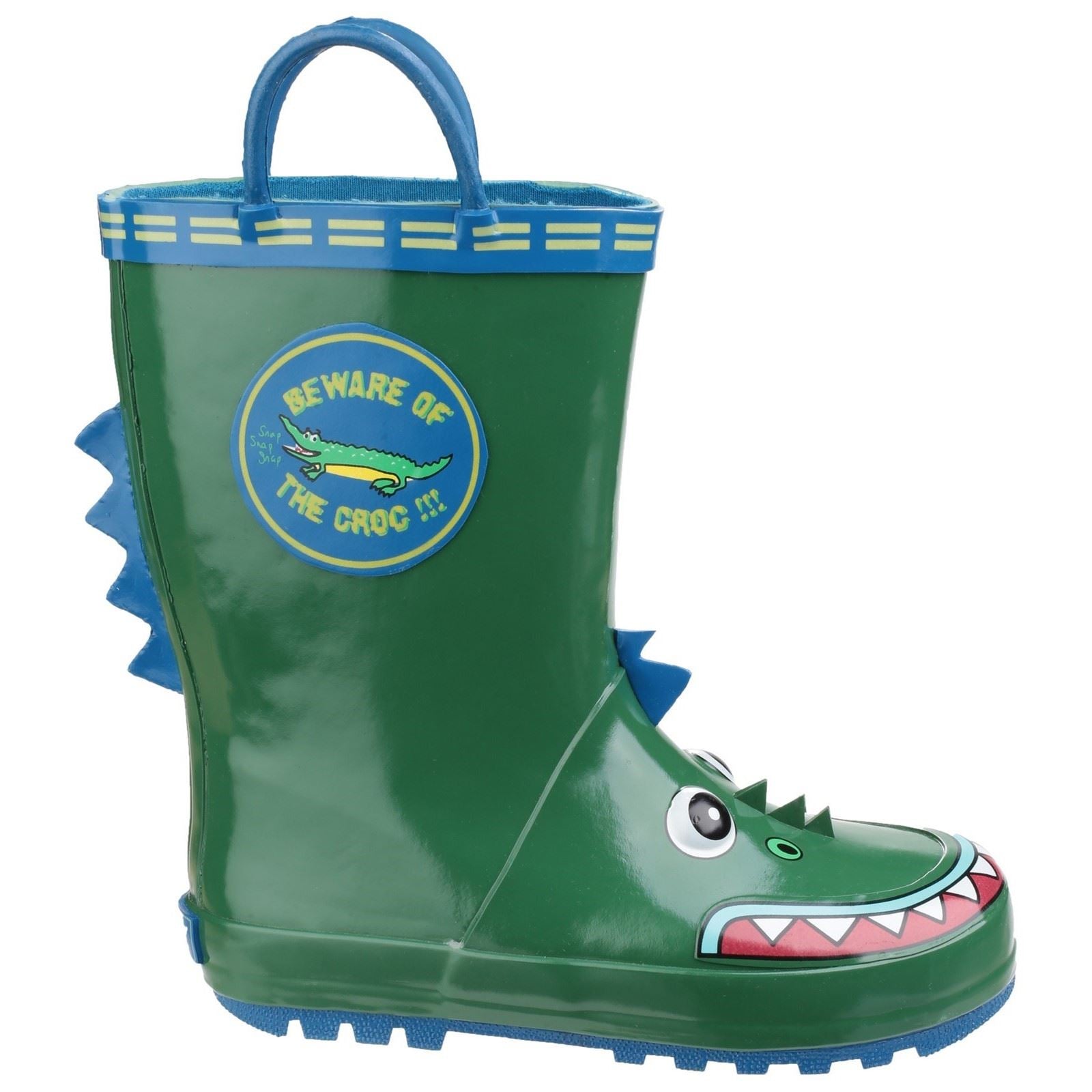 Cotswold Puddle Bottes En Caoutchouc Style Wellington En Forme De Crocodile