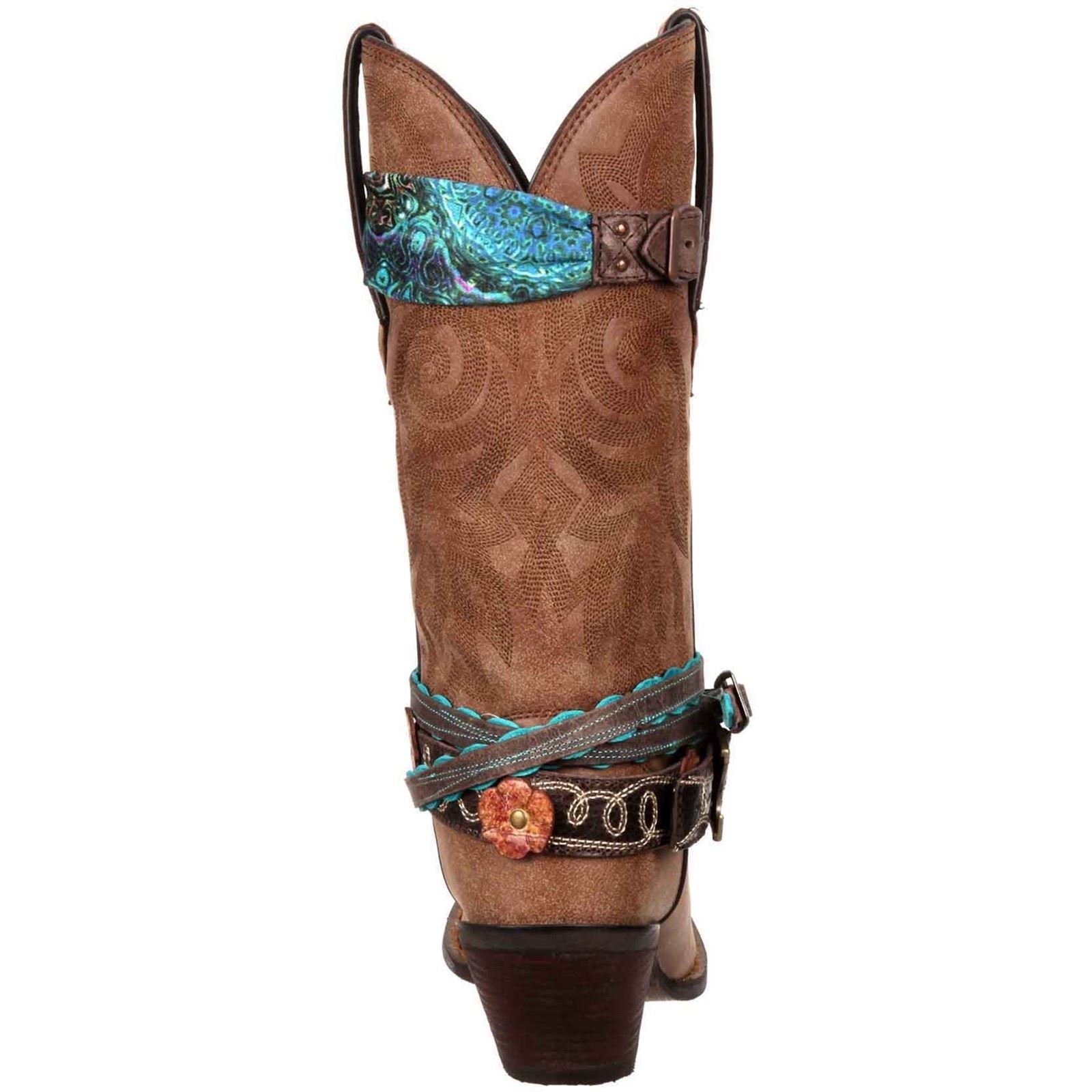 Durango Bottes Brunes Pour Femmes En Simili Cuir Crush