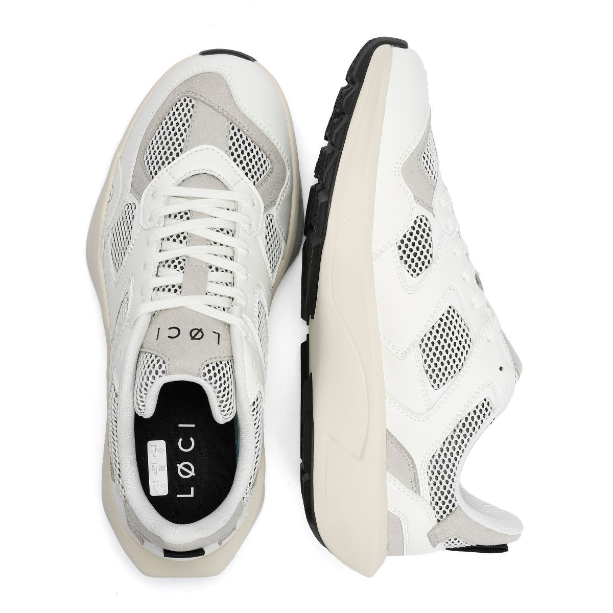 LØCI VØLT Sneakers En Plastique Blanc