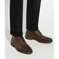 Dune Charleys Bottes En Cuir Marron Pour Hommes