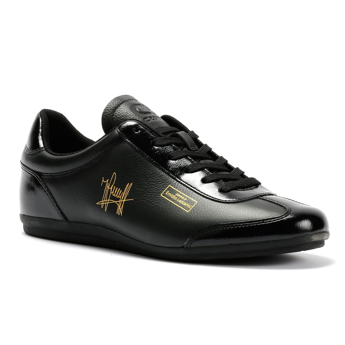 Cruyff Recoupa Baskets Noires En Cuir Pour Hommes