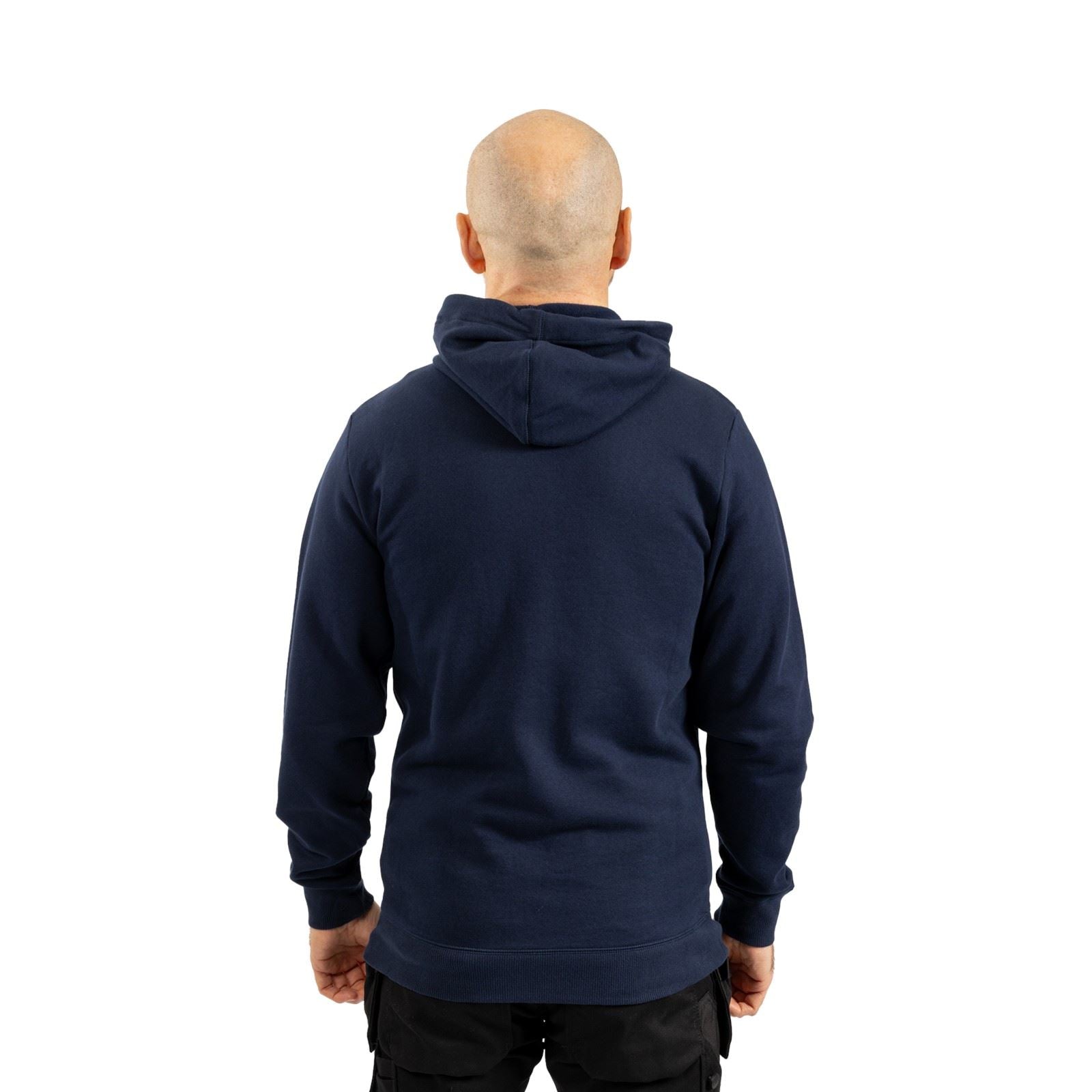 Helly Hansen Workwear Manchester Zip Sweat À Capuche Bleu En Coton Pour Homme