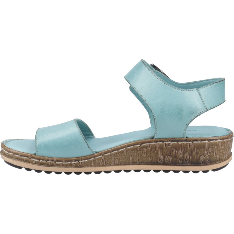 Hush Puppies Ellie Sandales Aqua Pour Femme En Cuir