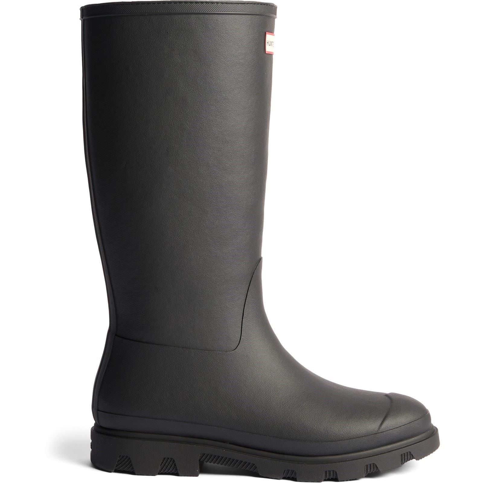 Hunter Downpour Tall Insulated Bottes De Pluie Noires En Caoutchouc Pour Hommes