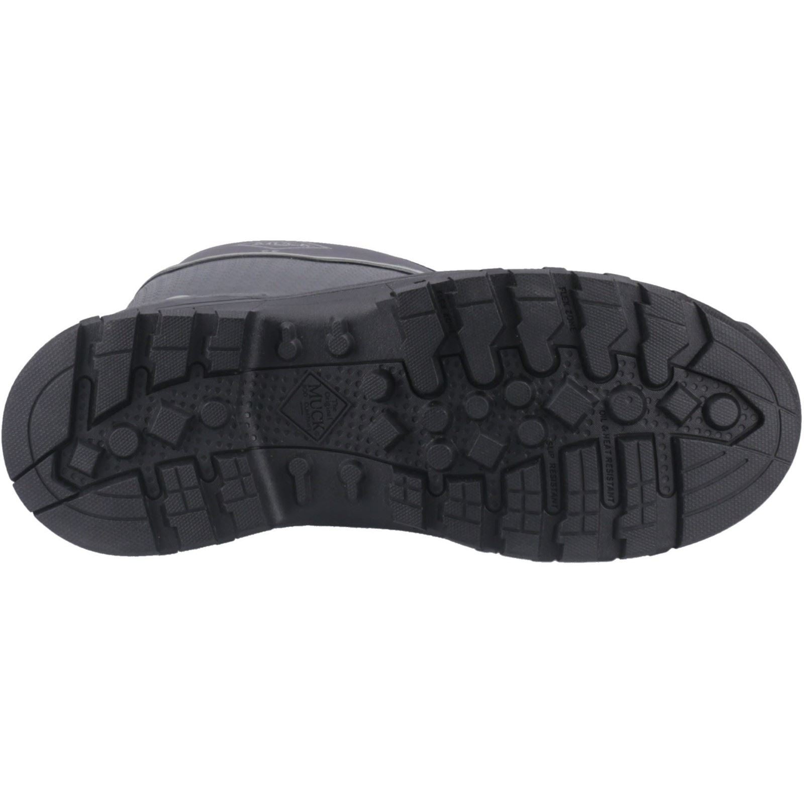 Muck Boots Grit S5 Bottes En Caoutchouc Pour Homme Noir/gris