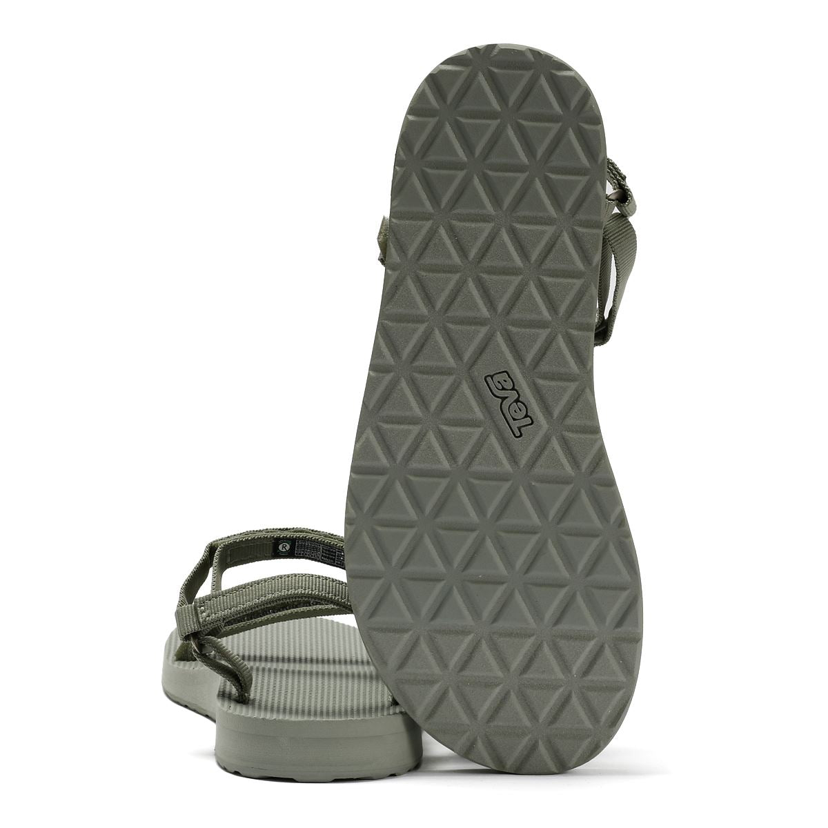 Teva Original Universal Slim Sandales Vertes Pour Femmes