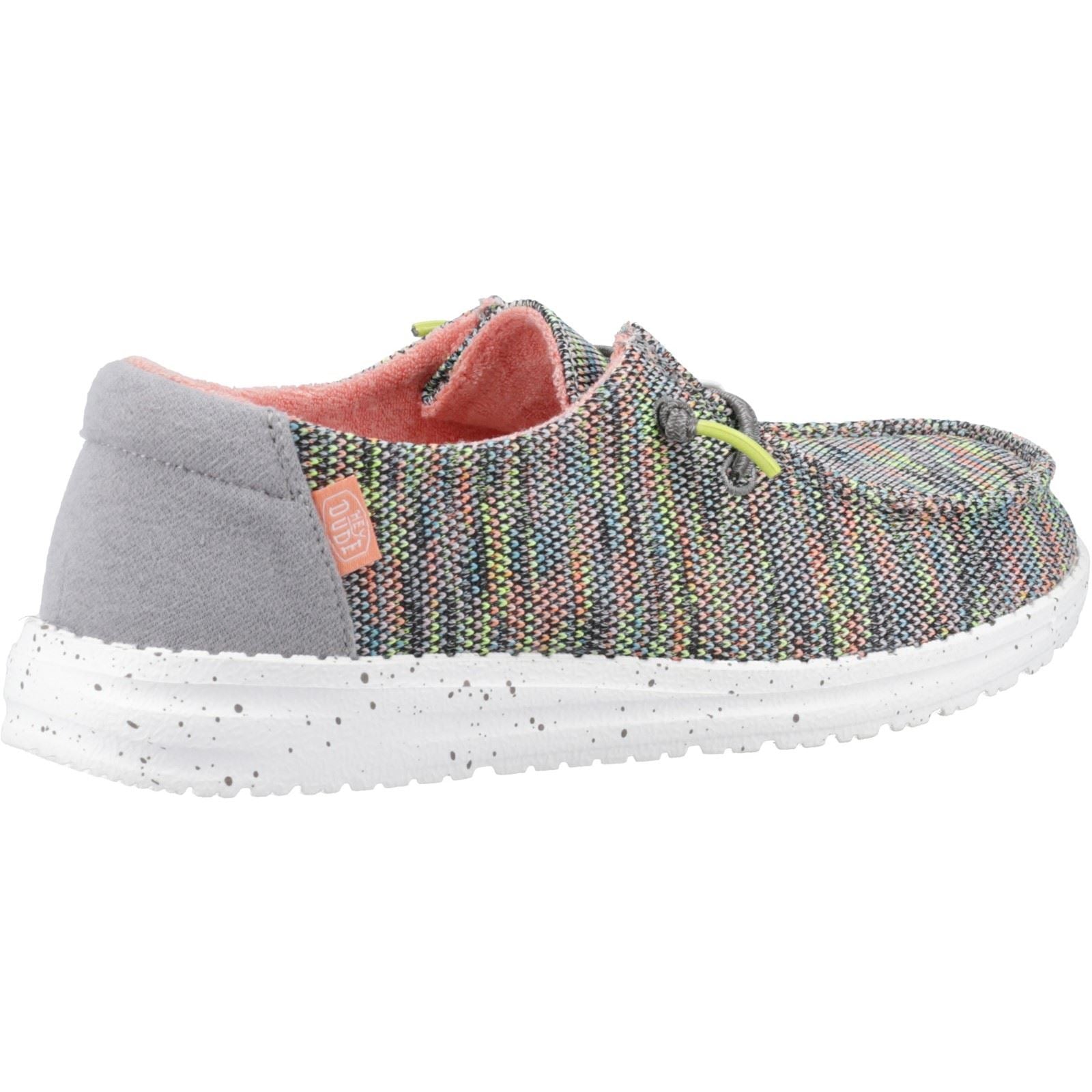 HEYDUDE Wendy Sox Mocassins Rose Paon Pour Femmes