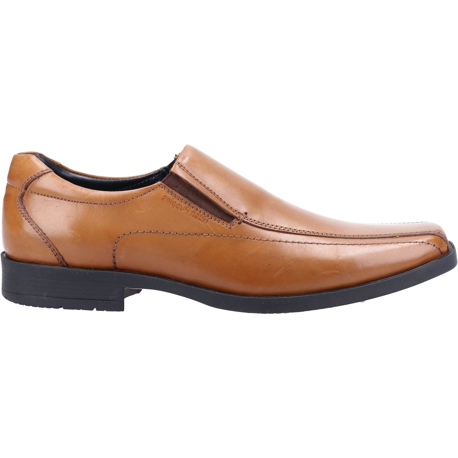 Hush Puppies Brody Chaussures Slip-On Pour Hommes En Cuir Beige