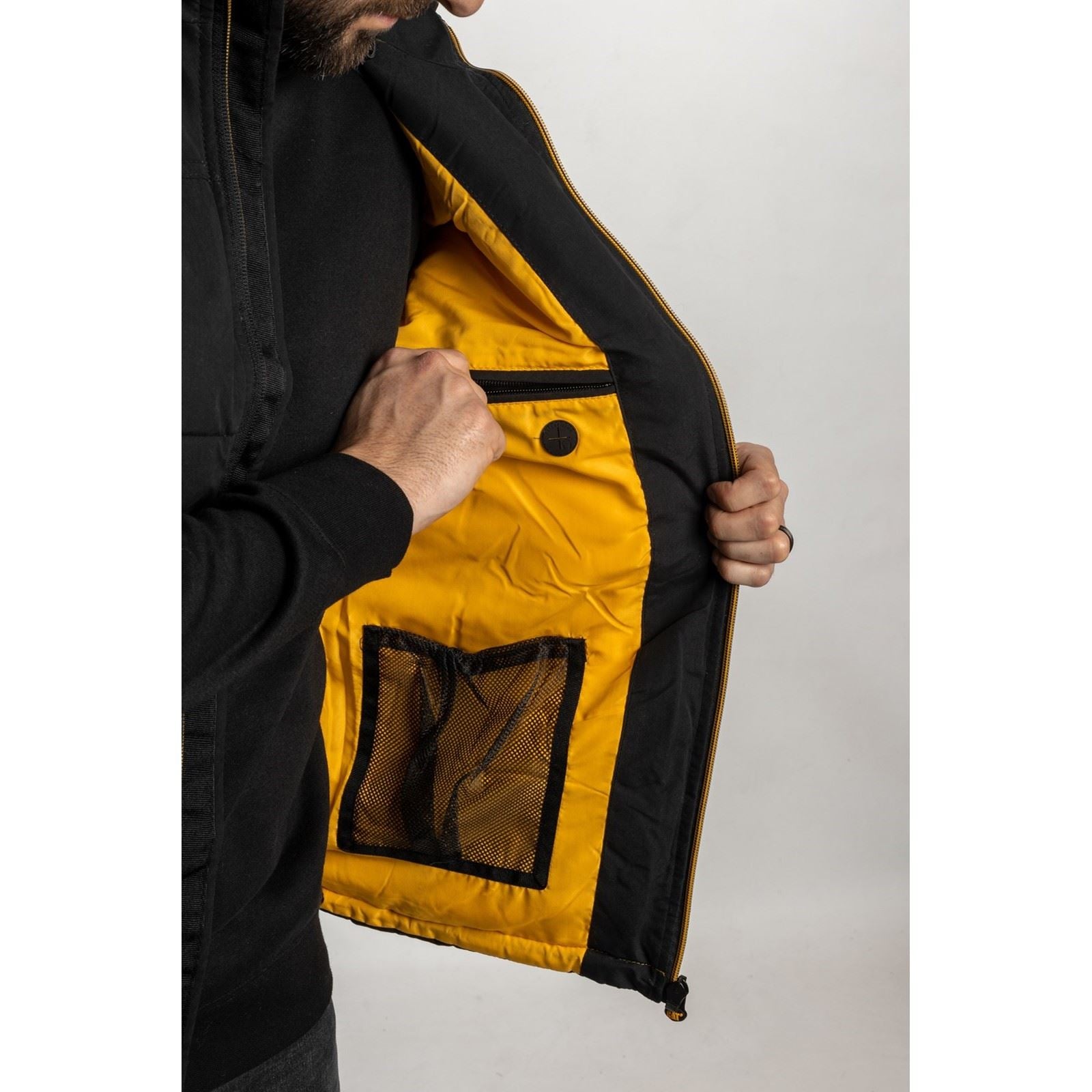 Caterpillar Arctic Zone Gilets Noirs Pour Hommes