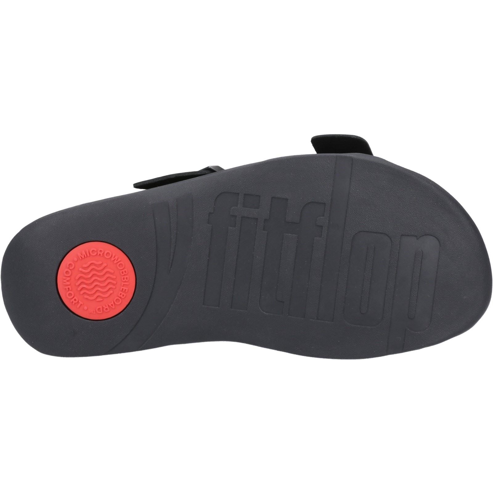 Fitflop Gogh Moc Sandales En Cuir Noires Pour Hommes