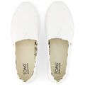 TOMS Alpargata Plus Espadrilles Blanches Pour Femmes En 100% Coton