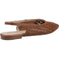 Hush Puppies Dalia Woven Ballons Plats Pour Femmes En Cuir De Couleur Tan