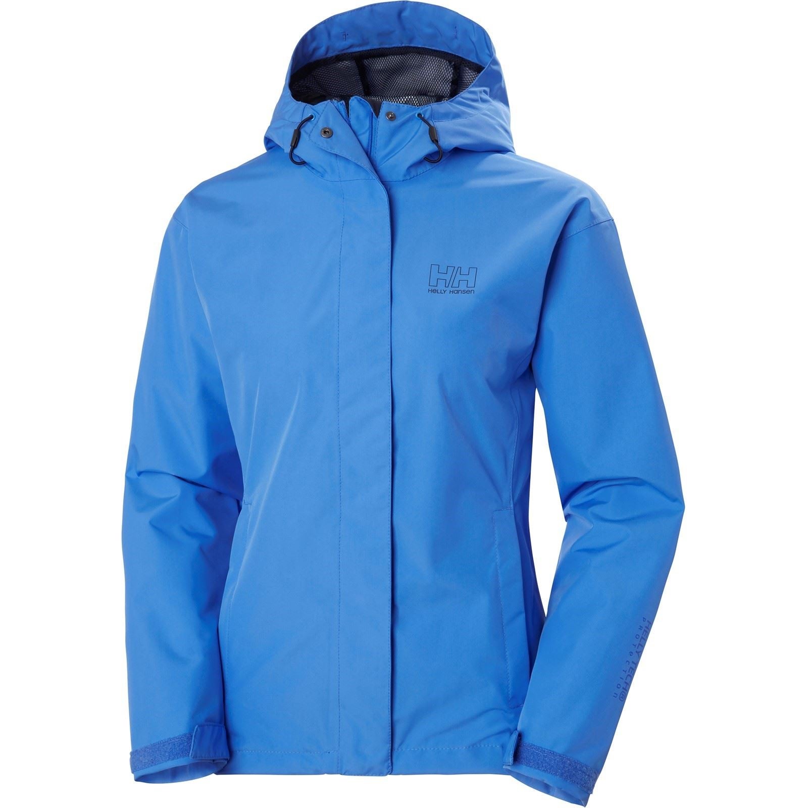 Helly Hansen Sport Seven J Veste De Pluie Bleue Pour Femmes