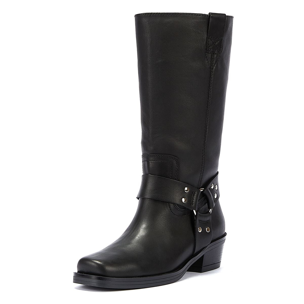 Bronx Bottes Noires Hautes Pour Femme