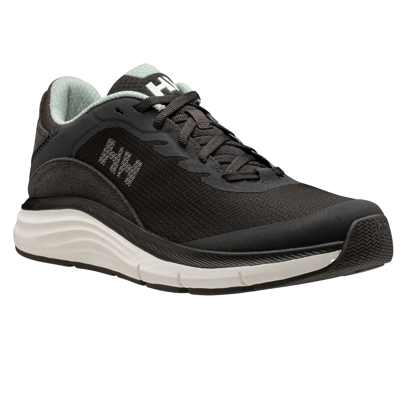 Helly Hansen Sport MARINE Baskets En Coton Pour Femmes Noires/Brume Verte