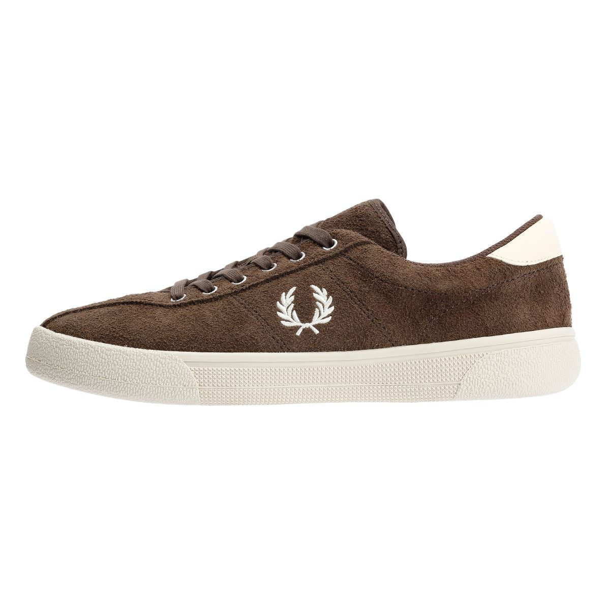 Fred Perry Tennis Shoe Baskets Brunes Pour Hommes En Suède