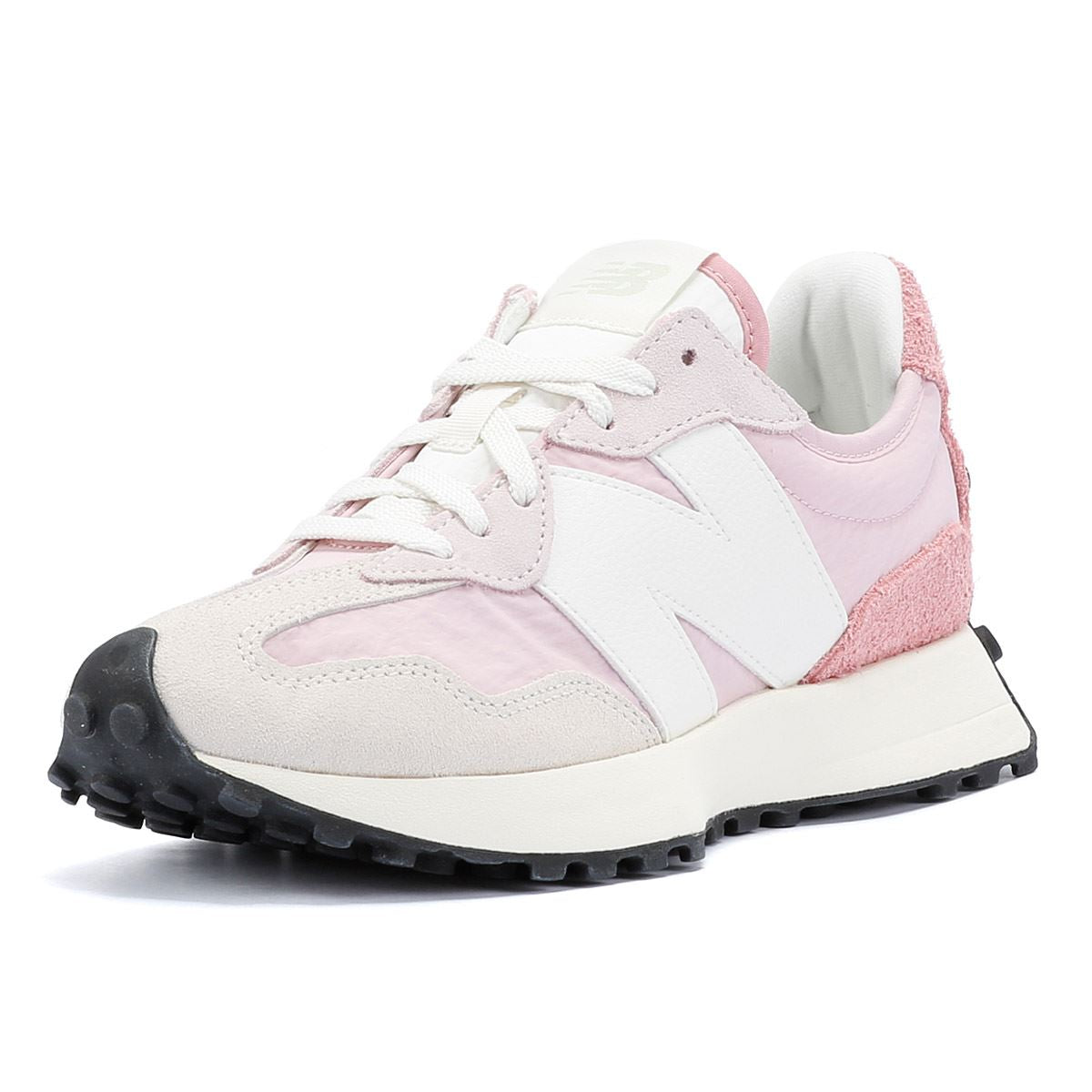 New Balance 327 Baskets rose brumeux en daim pour femme